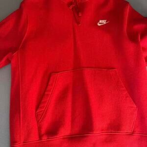 Mens noke hoodie red